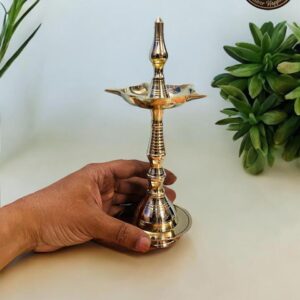 GrehShobha Pure Brass Diya