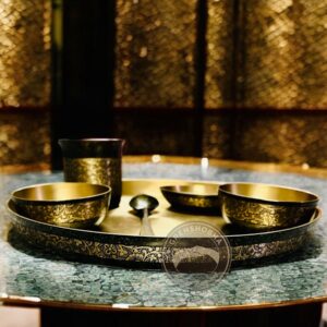 Premium Quality Pure Brass Kansa Dinner Set
